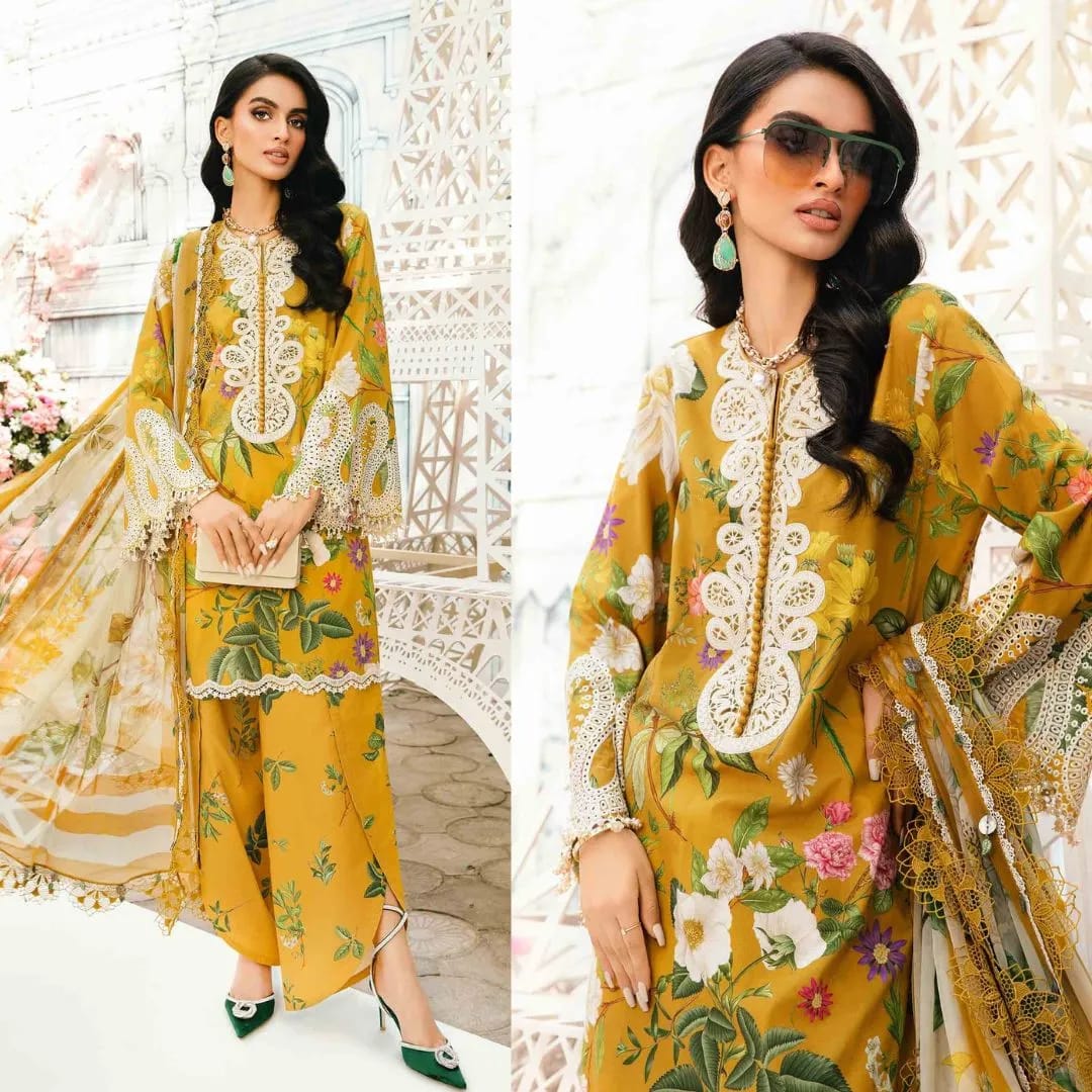 MARIA.B LAWN UNSTITCHED SUIT
