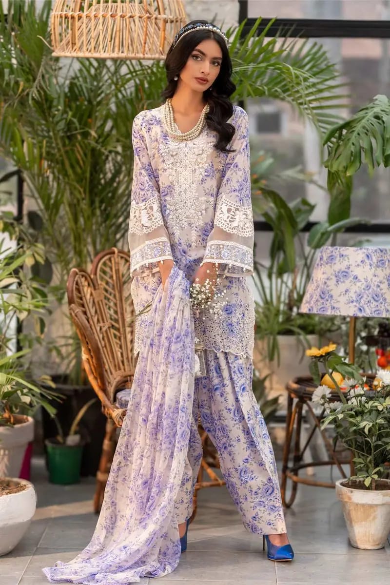 MARIA.B LAWN UNSTITCHED SUIT