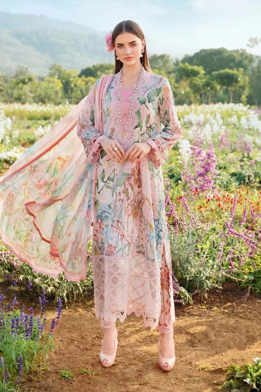 MARIA.B LAWN UNSTITCHED SUIT