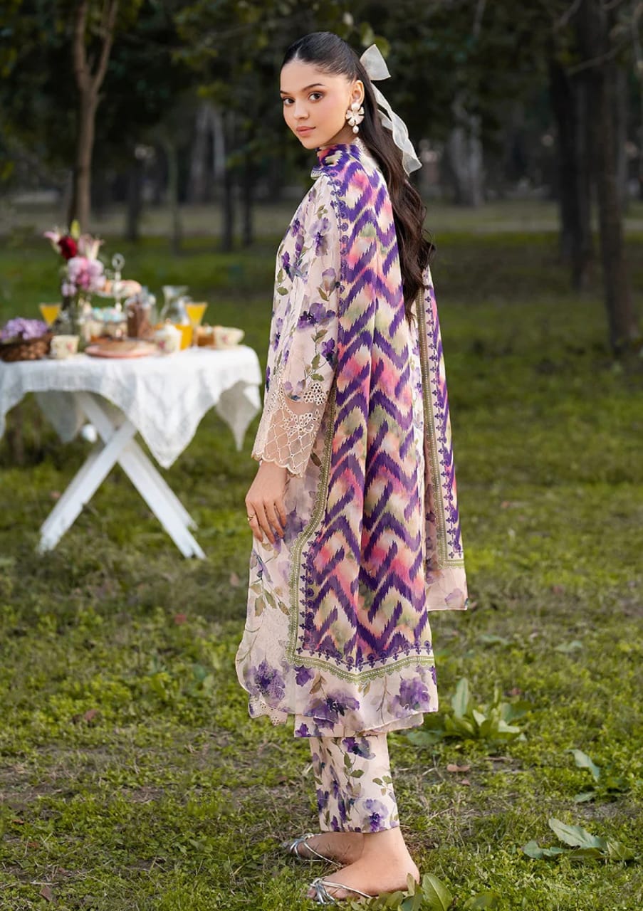 JAHAN LAWN UNSTITCHED SUIT