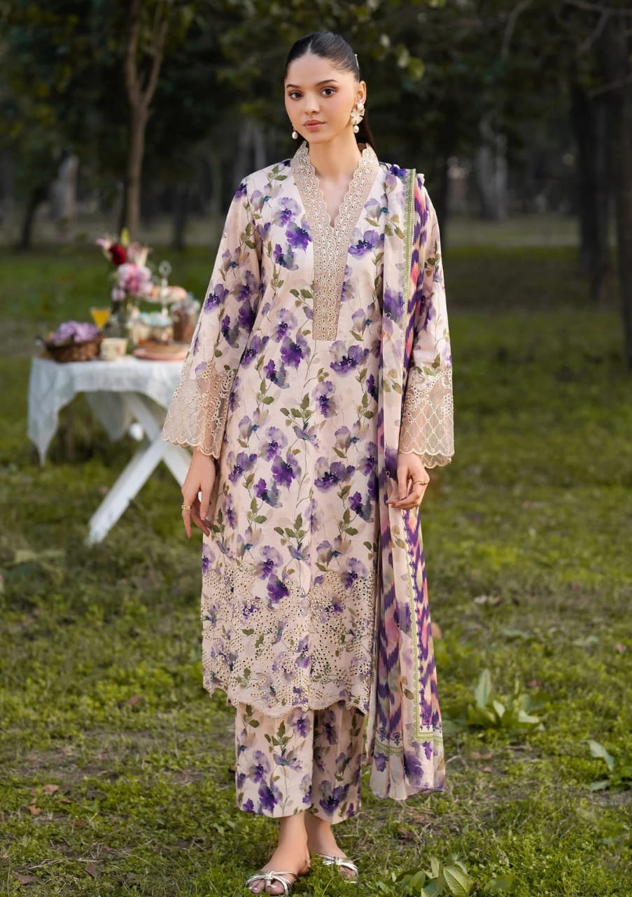 JAHAN LAWN UNSTITCHED SUIT