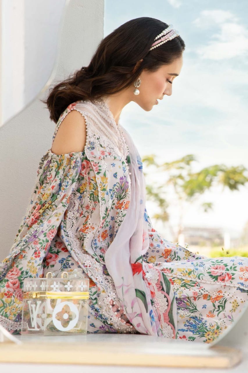 MARIA.B LAWN UNSTITCHED SUIT
