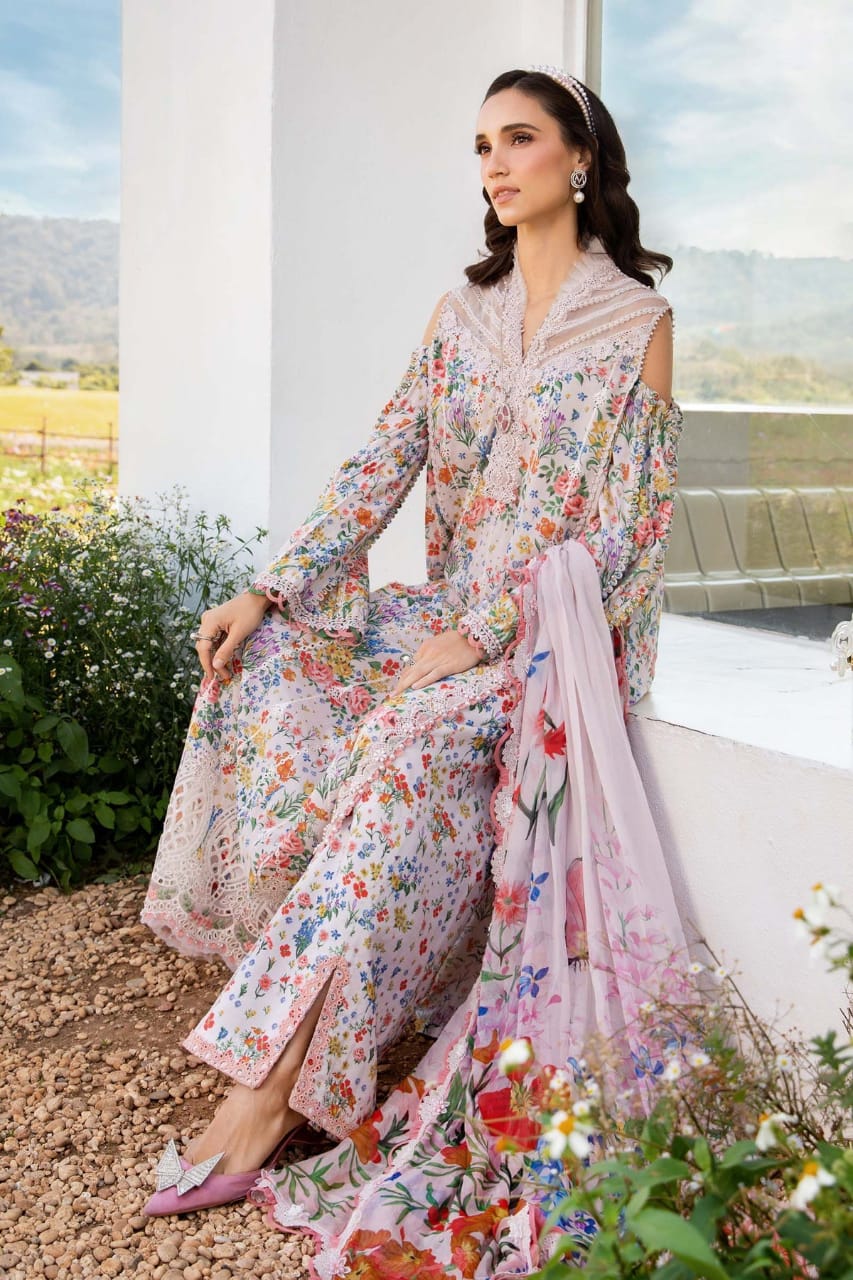 MARIA.B LAWN UNSTITCHED SUIT