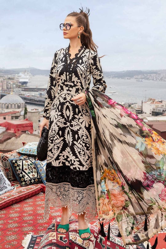 MARIA.B LAWN UNSTITCHED SUIT
