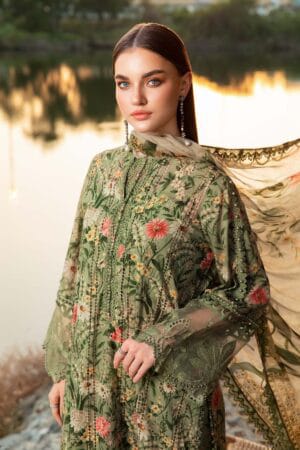 MARIA.B LAWN UNSTITCHED SUIT