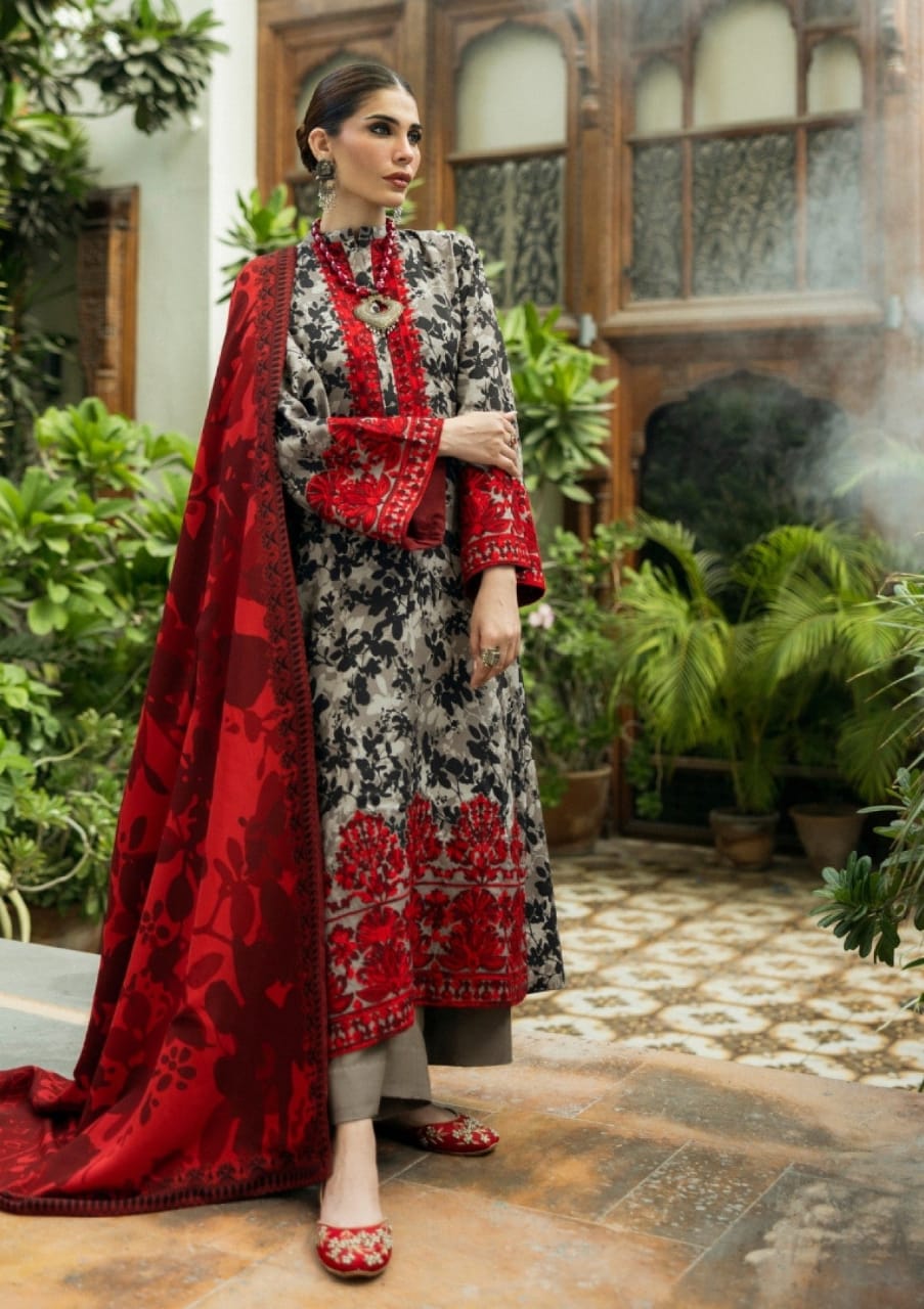 ZAINAB CHOTTANI LAWN UNSTITCHED SUIT