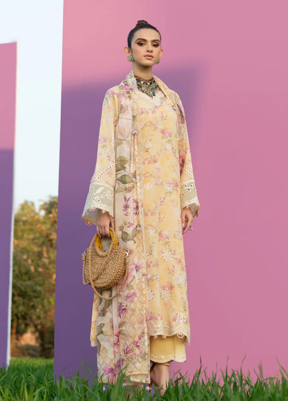 SARDINIA LAWN UNSTITCHED SUIT