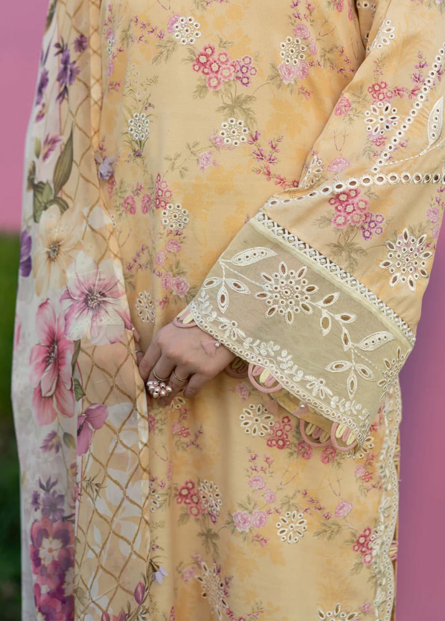 SARDINIA LAWN UNSTITCHED SUIT