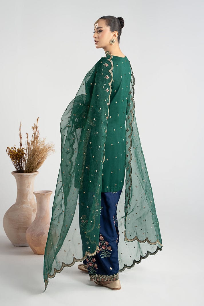 MARIA.B SILK UNSTITCHED SUIT