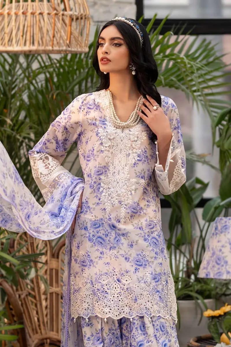 MARIA.B LAWN UNSTITCHED SUIT