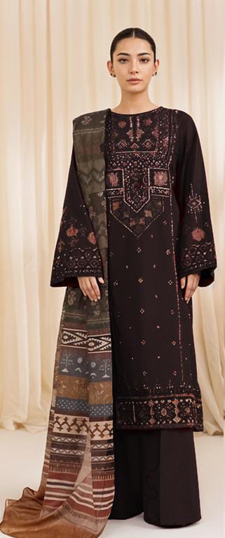 ETHNIC DHANAK UNSTITCHED SUIT