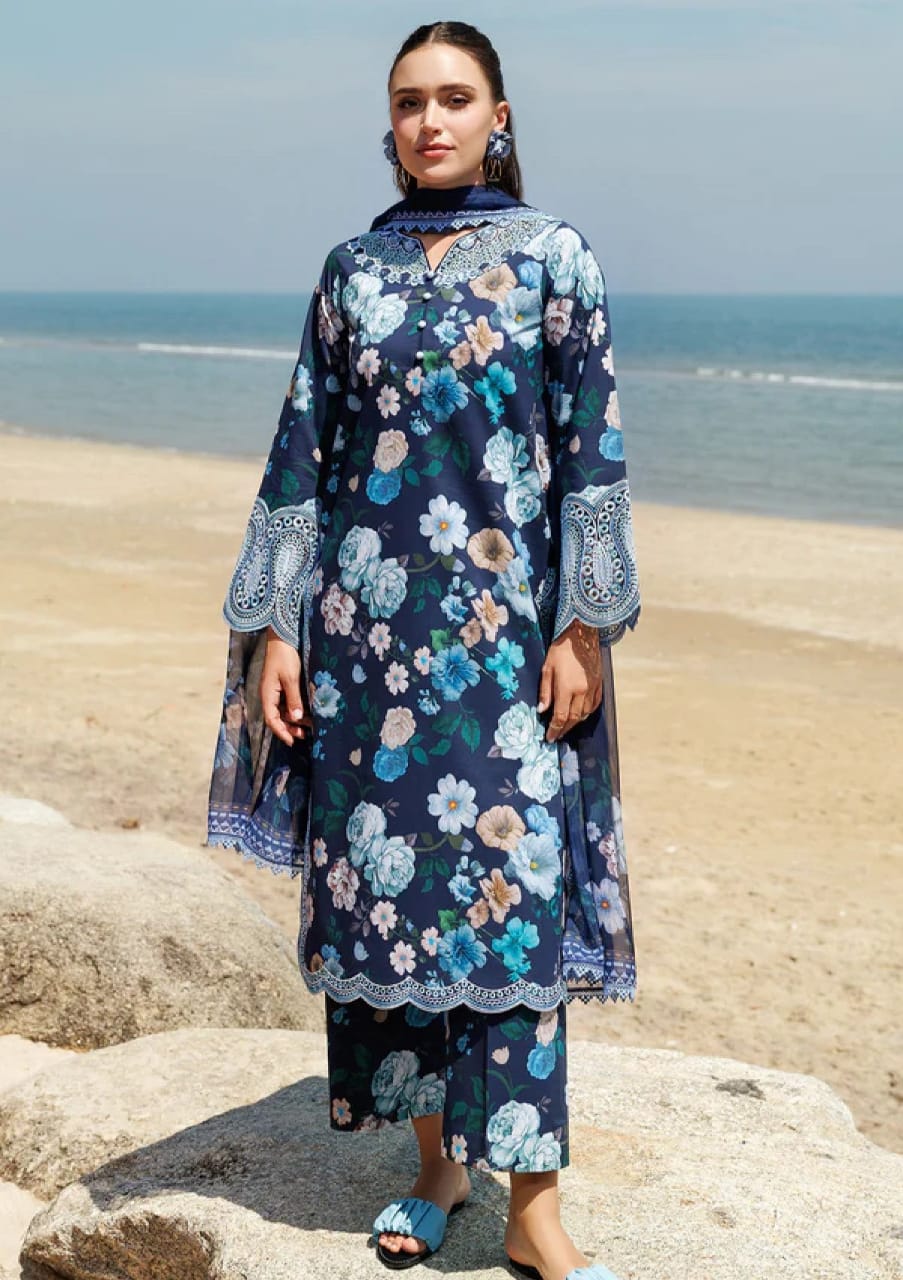BAROQUE LAWN UNSTITCHED SUIT