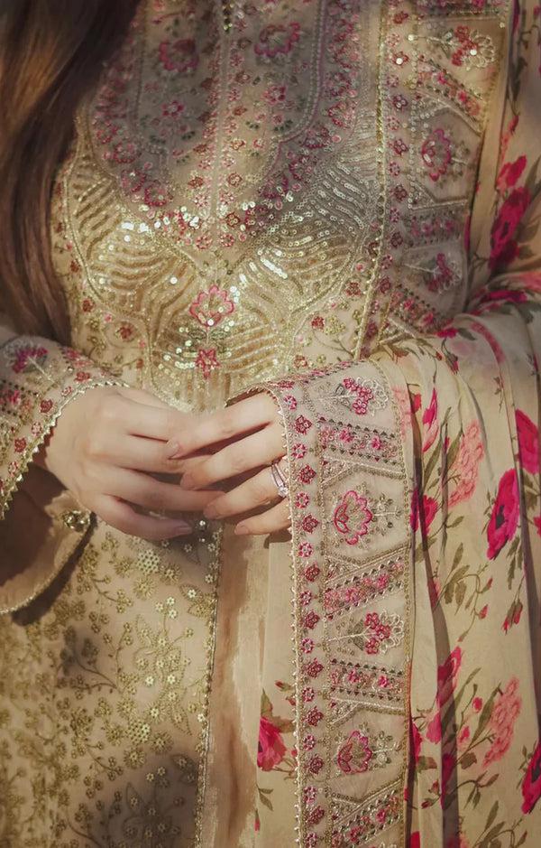 ANEELAS SILK UNSTITCHED SUIT