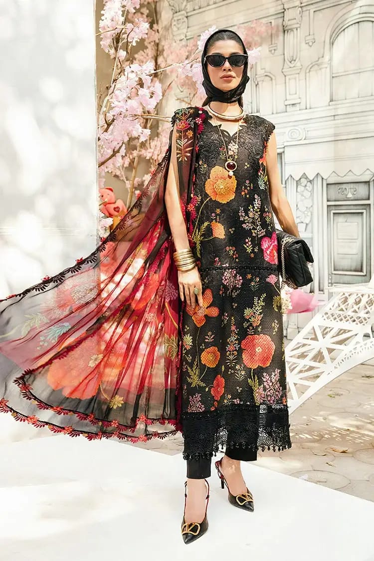 MARIA.B LAWN UNSTITCHED SUIT