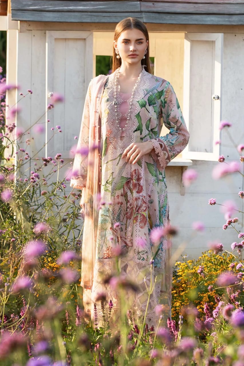 MARIA.B LAWN UNSTITCHED SUIT